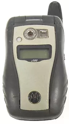 Motorola I Series I580 - Black And Gray ( Nextel ) Rare IDEN PTT Flip Phone • $67.99