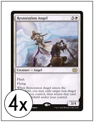 4x Restoration Angel Double Masters 2022 Magic MTG NM • $2.99