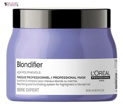 £25.99 • Buy L'OREAL Professional Serie Expert Blondifier Mask 500ml Blonde Hair 48 Tracked
