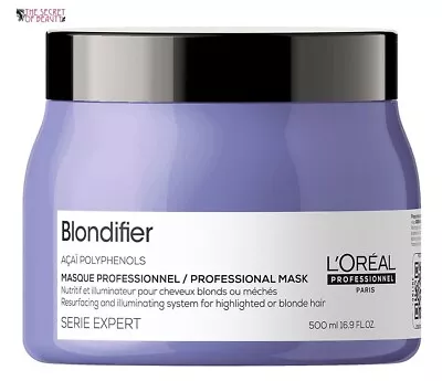 L'OREAL Professional Serie Expert Blondifier Mask 500ml Blonde Hair 48 Tracked • £25.99