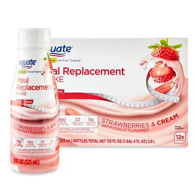 Strawberry Meal Replacement Shake 11 Fl Oz 12 Pack • $19.98