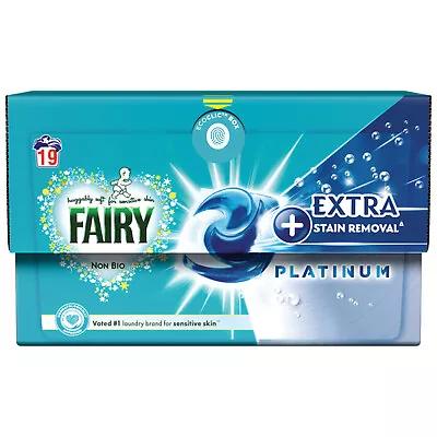 Fairy Platinum+ Non Bio Stain Removal Pods  • £5.19