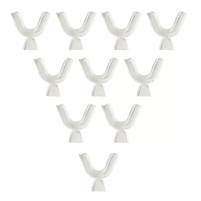 10Pack Cold Light Whitening Tray Orthodontic Braces Bracket Straightener Holder • $7.99