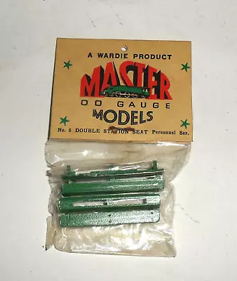 MASTER MODELS WARDIE HORNBY DUBLO No 6 DOUBLE STATION SEATS *EX-SHOP STOCK* • £12