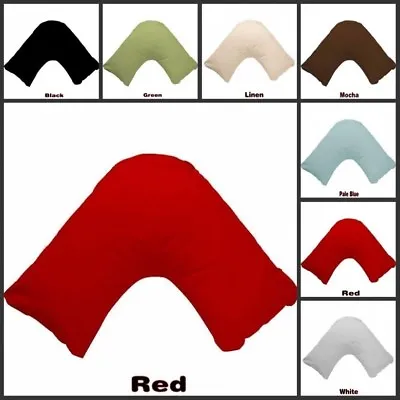  21 Multi Color V Shape / Tri / Boomerang Pillowcase 280TC Poly Cotton Free Post • $14.99