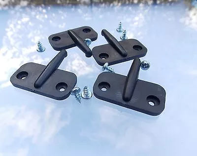 £5.92 • Buy Greenhouse Spare Parts Halls, Gardman Black Plastic Window Pegs Pack 4