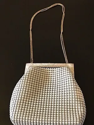 Oroton Mesh Handbag Cream 1960's Vintage Bag Evening Dinner Parties Reduced • $83.36