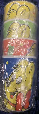 Rare 4x Haribo Original Large Melamine Cups In Original Packaging 10cm X 8cm • £10