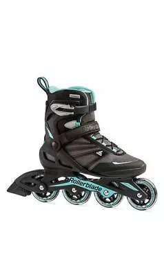 Rollerblade Zetrablade Ladies Inline Skates Black/Light Blue • $279.95