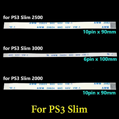 Power Eject Button 10Pin 6Pin Flex Ribbon Cable For Sony Playstation 3 PS3 Slim • $3.50