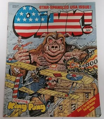 COMIC - Vintage Oink! UK Comic #35 June 27th To July 10th 1987 Star Spangled USA • £3.50