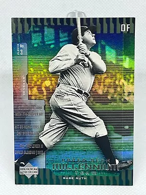 Babe Ruth 2000 Upper Deck Millennium Team #UD5 Yankees HOF • $1.59