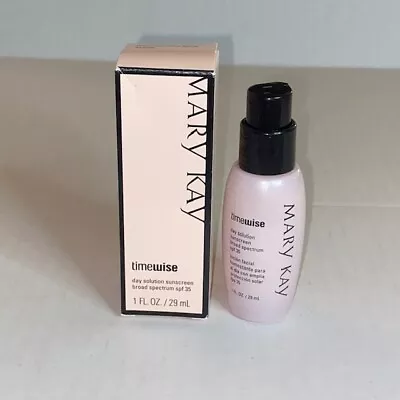 Mary Kay TimeWise DAY SOLUTION SPF 35 1 Fl Oz.New In Box Exp 2018 • $21.99