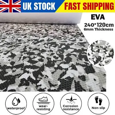 Self-Adhesive EVA Teak Decking Foam Sheet Boat Marine Yacht Floor Mat Pad Carpet • £38.89