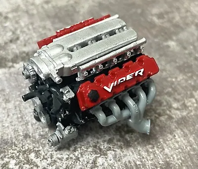 Resin Dodge Viper V10 Engine For Scale Model Cars 1/24 1/25 • $18.99