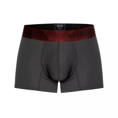 Unico Boxer Short Suspensor Cup ARTISTICO Grey Cotton Men's Underwear: • £32