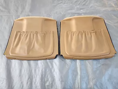 Mercedes W124 Front Seat Palomino Cover Leather Pockets E320 E420 400 Left Right • $80