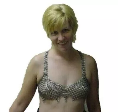 Chain Mail Bra 10 Mm Aluminium Butted New Antique Bra For Women Halloween Gift • $75.33