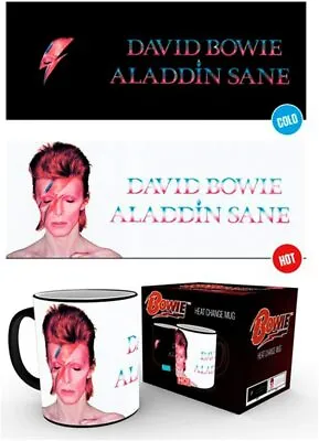 Official David Bowie Aladdin Sane Heat Change Coffee Mug Cup New In Box Gb * • £12.95