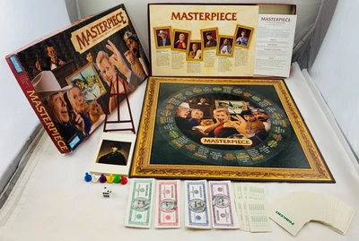 £86.25 • Buy 1996 Masterpiece Game Art Auction Game By Parker Brothers Complete In Great Cond