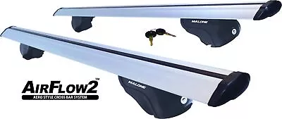 For Volvo XC90 2003-2016 Malone MPG215 AirFlow2 50  Silver Roof Rack System • $249.03