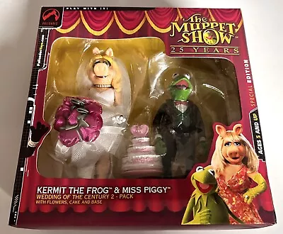 Palisades Muppet Show Wedding Of The Century Kermit The Frog & Miss Piggy MIB • $1199.99