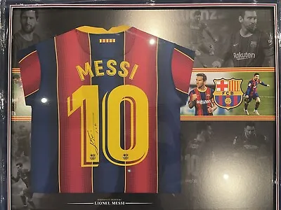 Lionel Messi Signed Barcelona Shirt • £1599