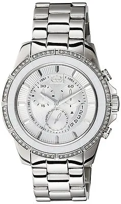 Marc Ecko Silver Toneunltdthe Palace S/steelcrystal Watch-e17578g2 • £132.04