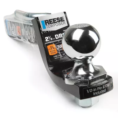 Reese Interlock Hitch Ball Mount Starter Kit 3.5k For 1-1/4  Receiver 2  Drop • $35.34