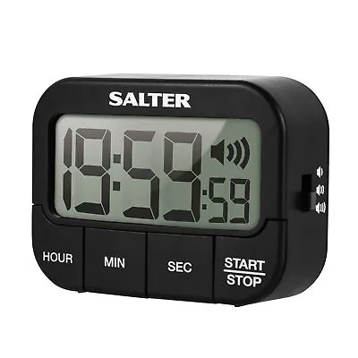 Salter Digital Kitchen Timer Loud Countdown Cooking Self Standing & Magnetic • £17.99