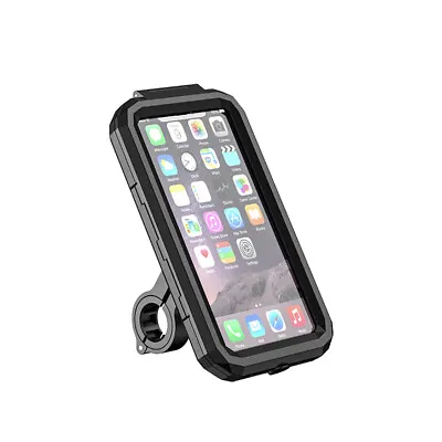Handlebar Cell Phone Case Mount Holder Stand Waterproof For Motorcycle Bicycle • $25.10