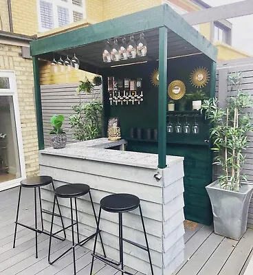 Garden Bar - Home Bar - As Seen On BBC 1’s Garden Rescue - FREE UK Delivery • £365