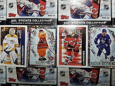 2023-24 Topps NHL Stickers (239-476) Base & Foil COMPLETE YOUR SET - YOU PICK • $1.11