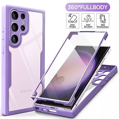 Shockproof Full Body Case For Samsung S24 S22 S23 Plus Ultra S21 FE A13 A04S A53 • £4.25