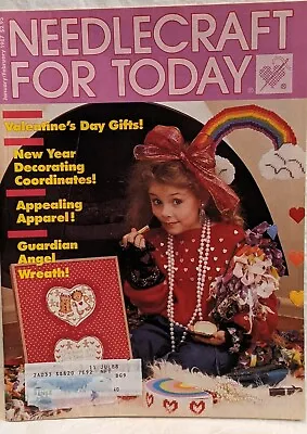 $7.32 • Buy Needlecraft For Today Magazine Jan Feb 1987 Valentines Gifts Wreath Knit Crochet