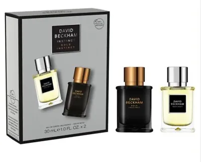 David Beckham Instinct & Bold Instinct Eau De Toilette Duo Gift Set - New • £24.90