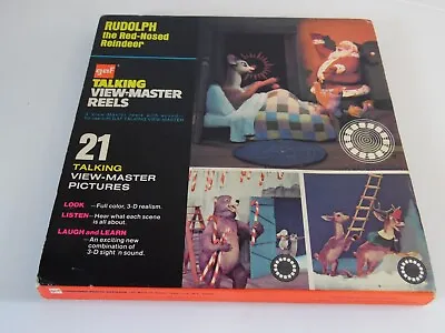 Vintage GAF Talking View Master Reels Rudolph W/Book • $14.39