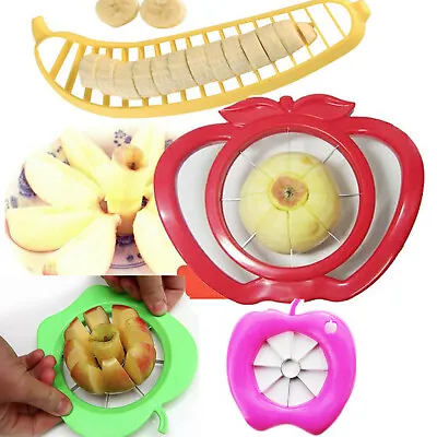 £3.99 • Buy Apple Banana Cutter Slicer Dicer Fruit Divider Scorer Wedge Pear Dicing Coring