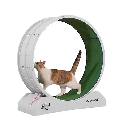 COZIWOW 31.5  Cat Treadmill Exercise Running Wheel Nonslip Carpet Teaser Indoor • $86.99