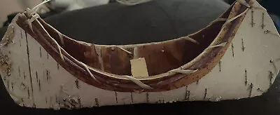 $30 • Buy Vintage White Birch Canoe