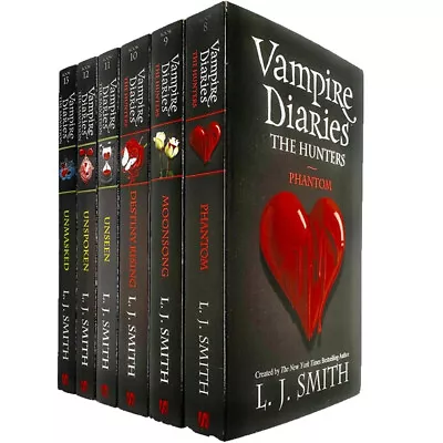 Vampire Diaries Series Collection 6 Books Set By L. J. Smith Destiny Rising NEW • £21.99