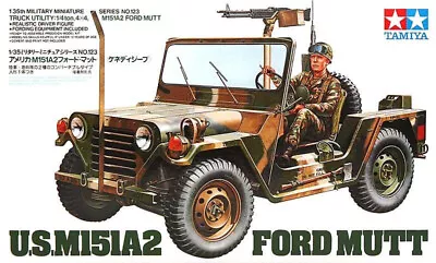 Tamiya 1/35 35123 US M151A2 Ford Mutt (w/1 Figure) • $24.65