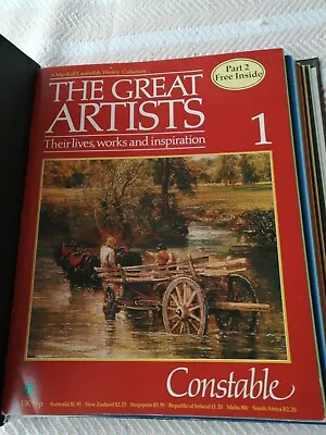 Great Artists Marshall Cavendish Part 1  To Part 12 Complete With Binder  • £15