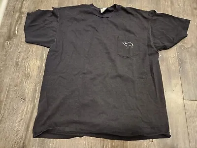 $19.99 • Buy Vintage Camel Cigarette Promo Sun Eclipse Black Pocket T-Shirt Size XL