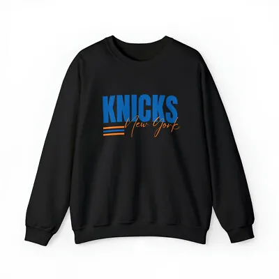 Vintage New York Crewneck Sweatshirt  Basketball Fan Apparel Knicks Fan Gift • $33.99