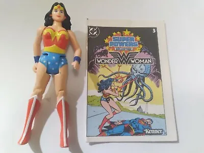 WONDER WOMAN Vintage Super Powers Kenner 1984 DC Comics W/   MINI COMIC VGC • $35.99