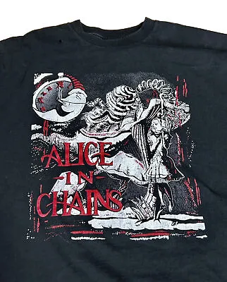 Alice In Chains Shirt Wonderland Sun Vintage 90s Layne Staley Grunge Rock Metal • $550