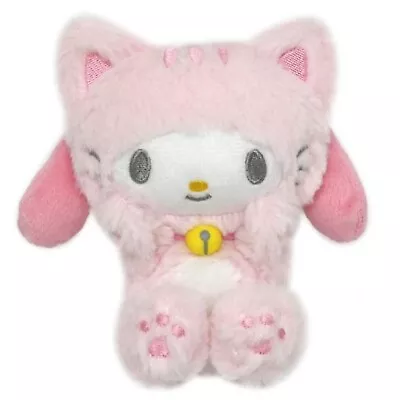 Sanrio Character My Melody Sitting Plush Happy Cat Stuffed Toy Doll New Japan • $43.93