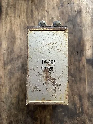 Vintage Western Electric TA-4115 Oil Capacitor - UNTESTED / SOLD AS IS • $395