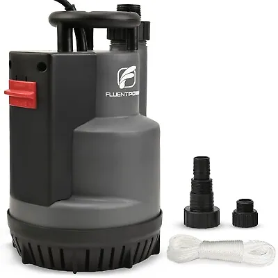 FLUENTPOWER 1/2HP Submersible Utility Pump 2500GPH Auto/Manual Modes Sump Pump • $59.99